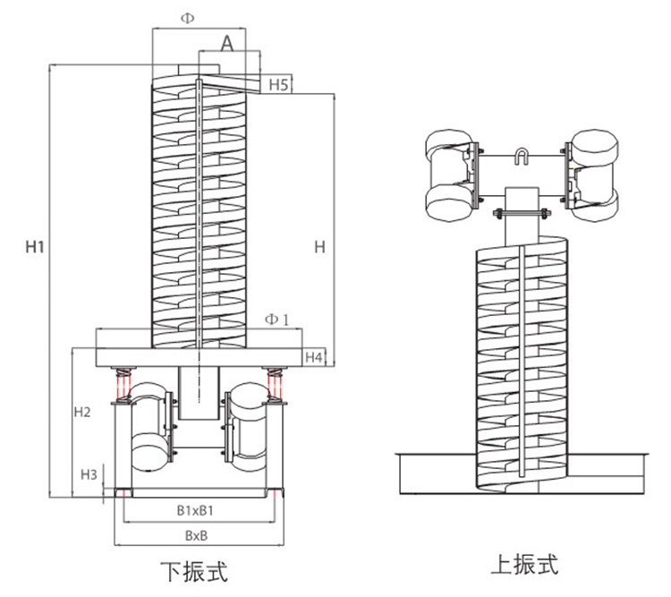 垂直振動提升機(jī)結(jié)構(gòu)圖